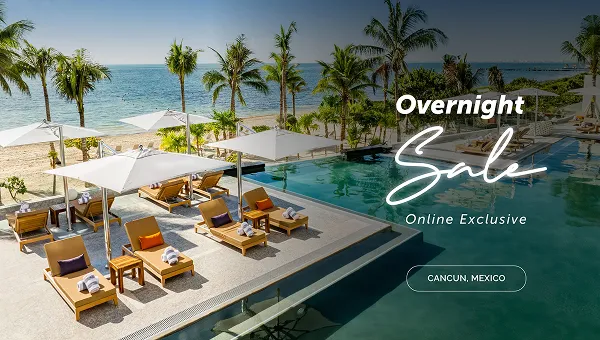 Overnight Sale at Mousai Cancun